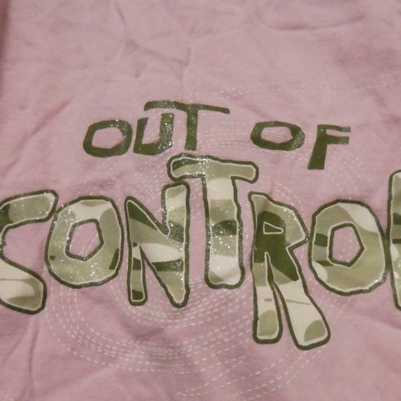 GENERATIONS | size 4 | Pink Out Of Control Print / Design Long Sleeve Top | GUC - Picture 9 of 16